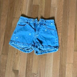 Jean shorts
